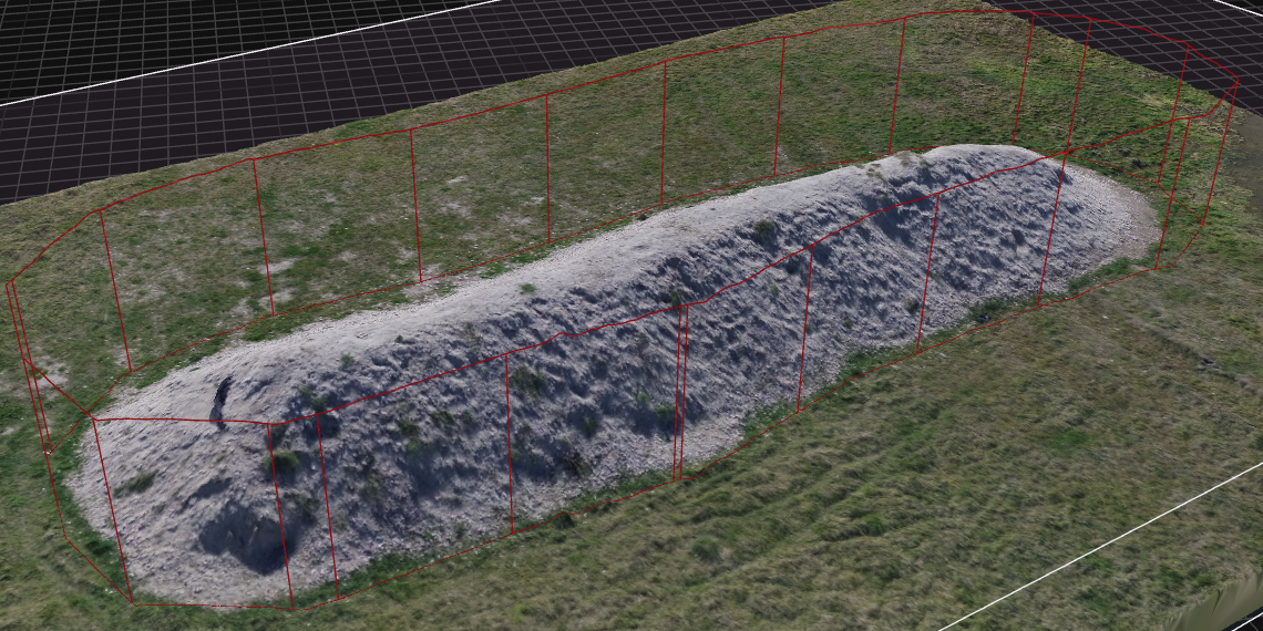 Volumemeting gronddepot